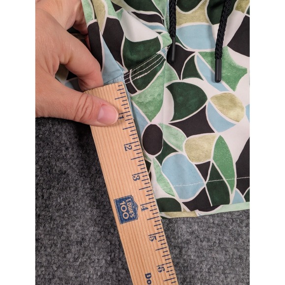 Todd Snyder Swim Shorts Mens XL Green Geo Abstract Mesh Lined NWT - Picture 3 of 8